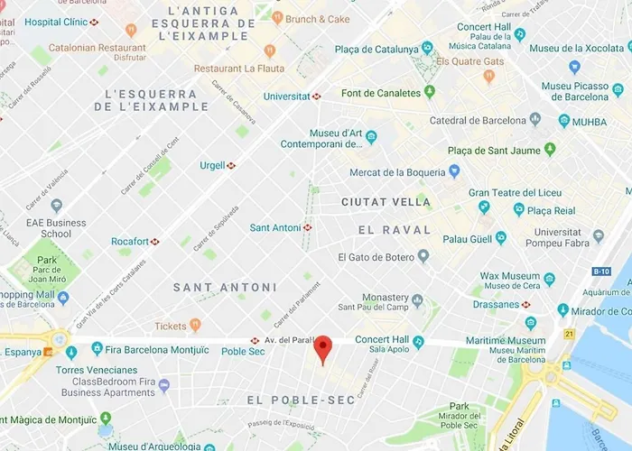 Modern 2 Bedroom Flat In Trendy Poble Sec